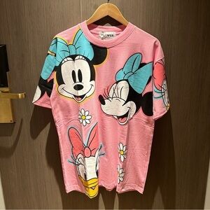 Disney Mickey and Minnie printed oversized Tshirt